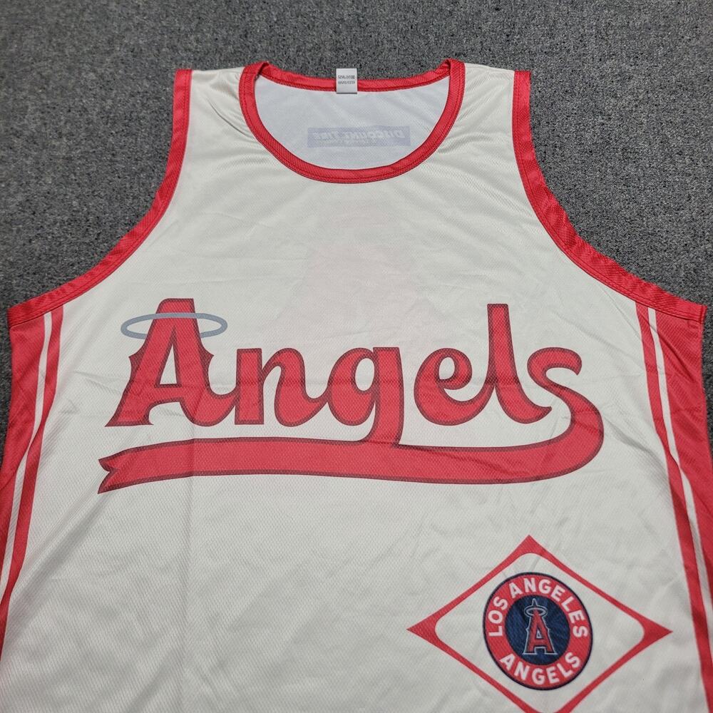 Los Angeles Angels Jersey Men Extra Large City Connect 2025 SGA Basketball Tank